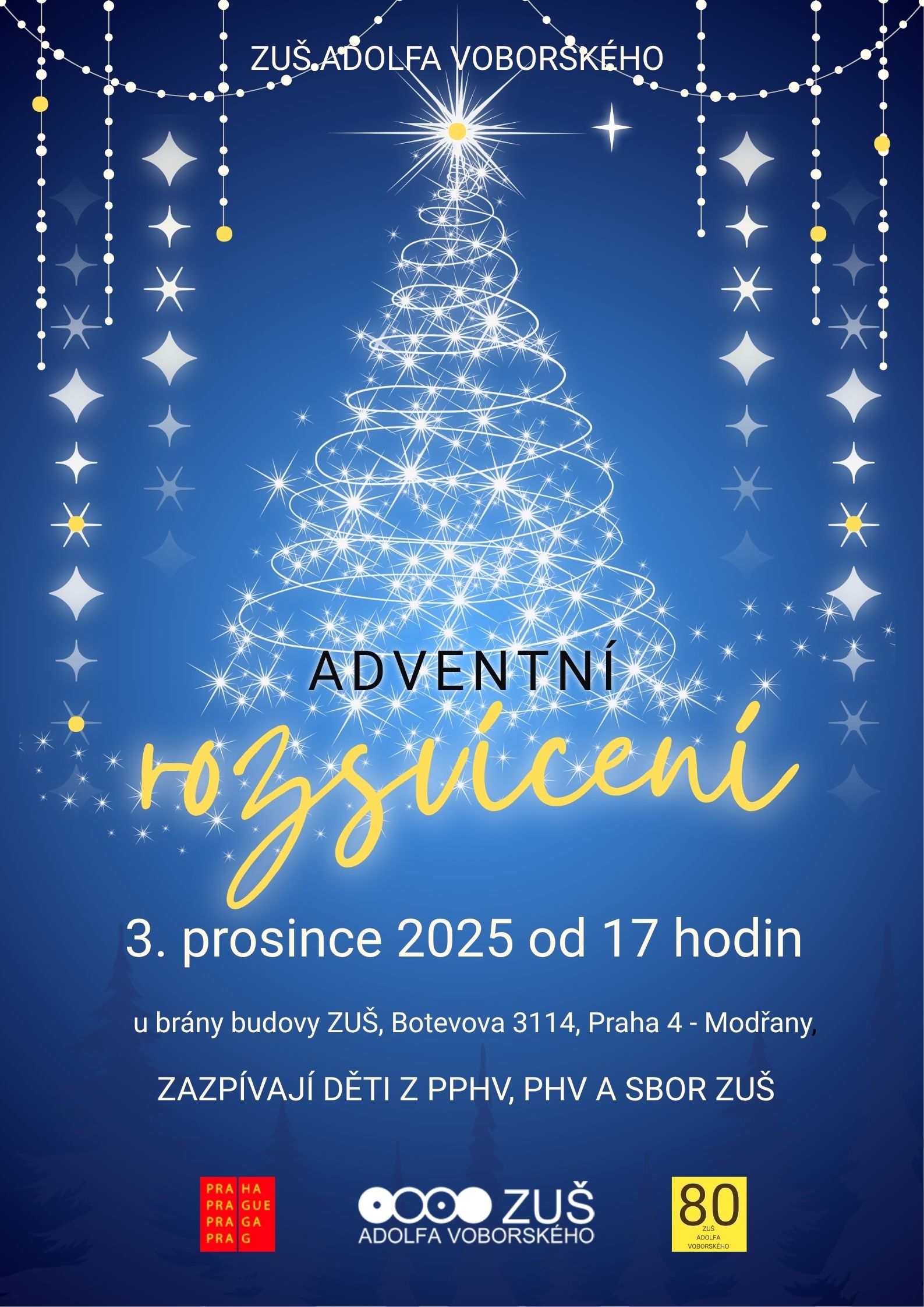 Adventní rozsvícení - 3. 12. 2025 od 17 hodin